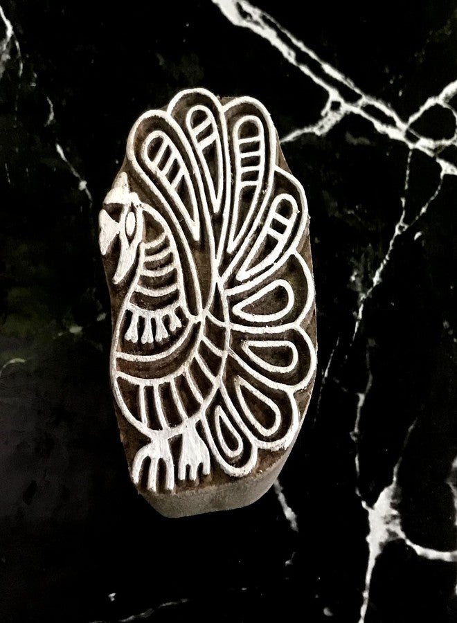 IGNOTO Wooden Printing Block Stamp for Hand Carved Printing Stamp Block for Mehandi/Textile Printing/Pottery Carft/Saree Border/Canvas Painting || W.BLK141 - Image 2